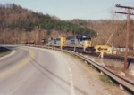 CSX SD40s waiting